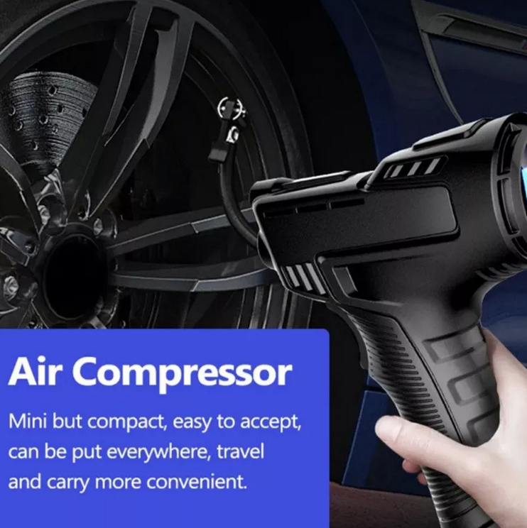 Pistola Compresor de Aire Portátil - Solución Rápida y Eficiente en Cualquier Lugar