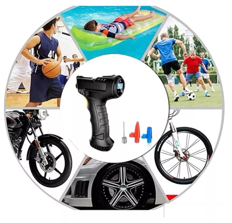 Pistola Compresor de Aire Portátil - Solución Rápida y Eficiente en Cualquier Lugar